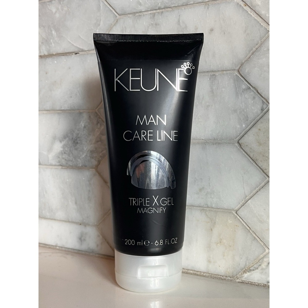 Keune Man Care Line Triple X Gel Magnify 6.8 oz 200 ml Large Size
